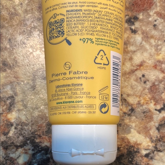 Klorane Nourishing Dry Hair Cream with Mango - Picture 6 of 7